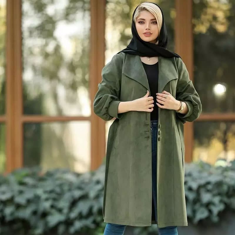 پالتو مدل سوییت یقه آمریکایی