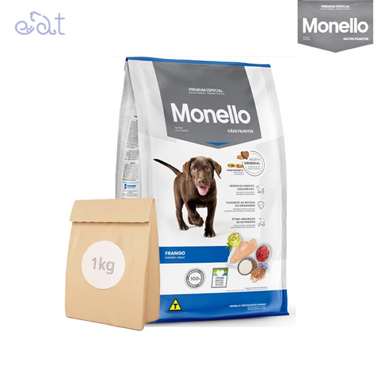غذای خشک توله سگ مونلو مدل Monello Puppy Dry Food بسته 1 کیلوگرمی