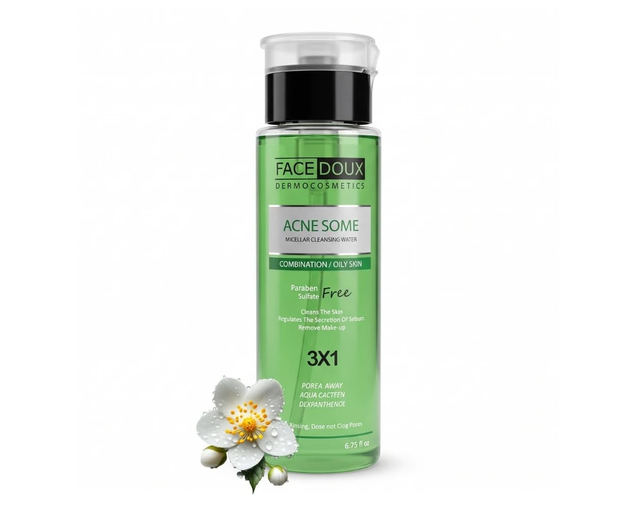 میسلار واتر آکنه زوم فیس دوکس حجم 200ml — تصویر ۳