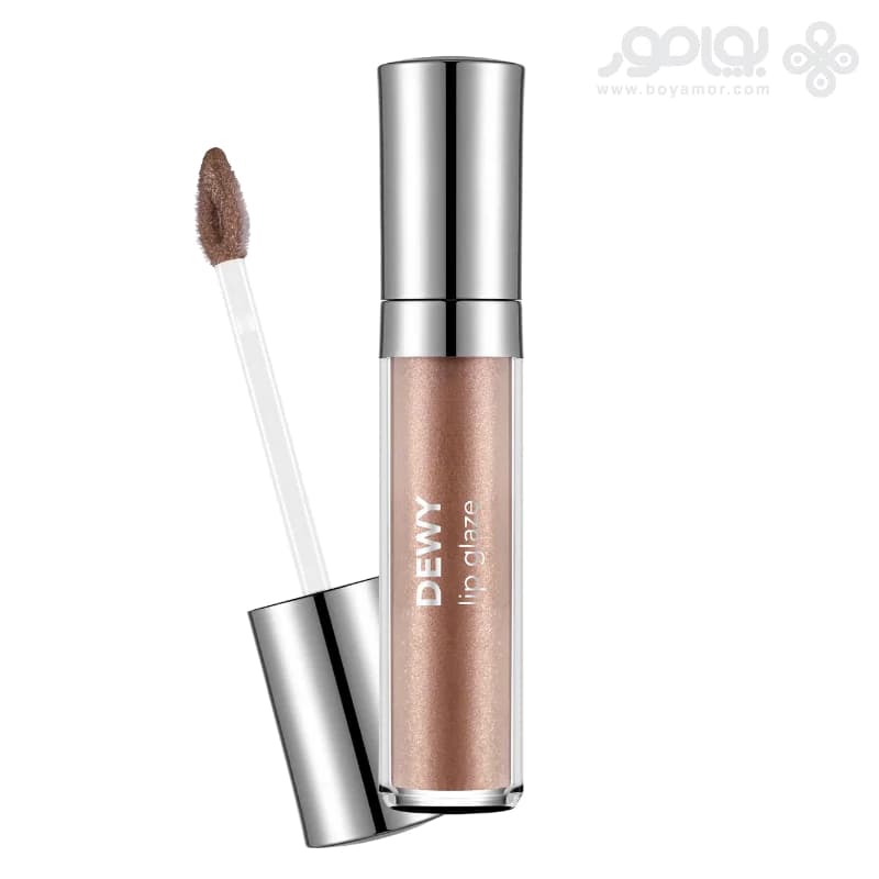 لیپ گلاس اکلیل دار فلورمار DEWY LIP GLAZE شماره 002 رنگ LIGHT BEIGE