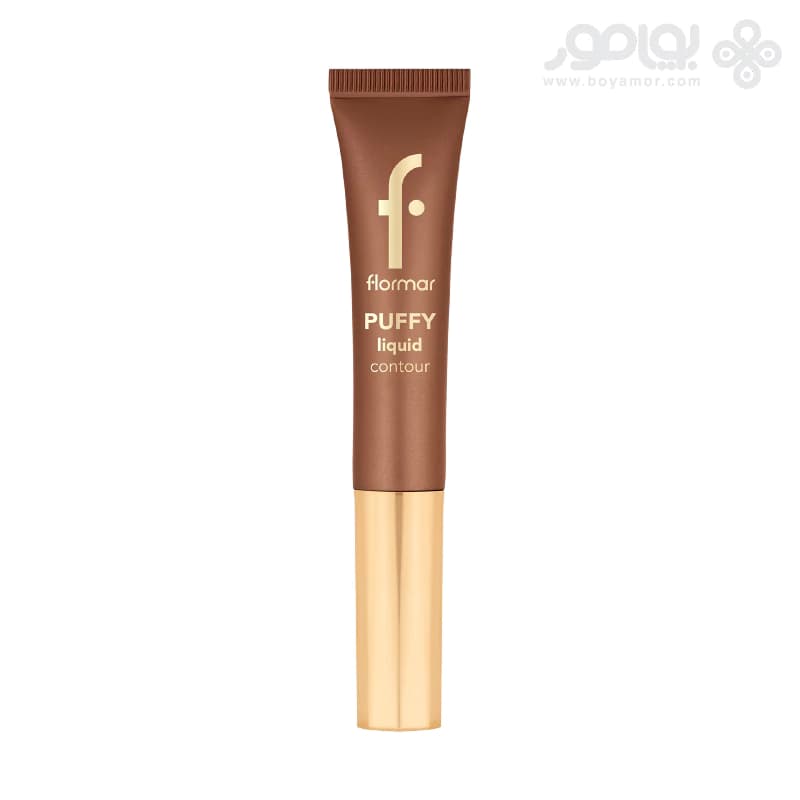کانتور مایع پددار فلورمار مدل PUFFY شماره 002 رنگ HOT CHOCOLATE