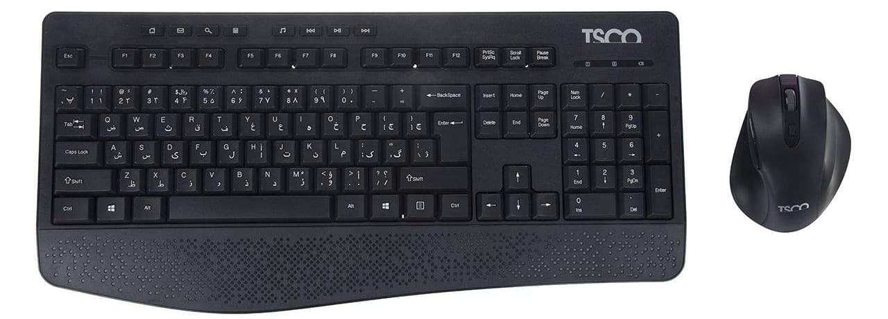 کیبورد و ماوس وایرلس تسکو Keybord & MOUSE TSCO TKM-7110W — تصویر ۲