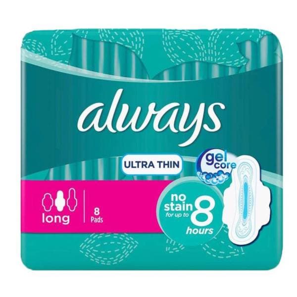 نوار بهداشتی الویز مدل Gal Core سایز Long بسته 8 عددی