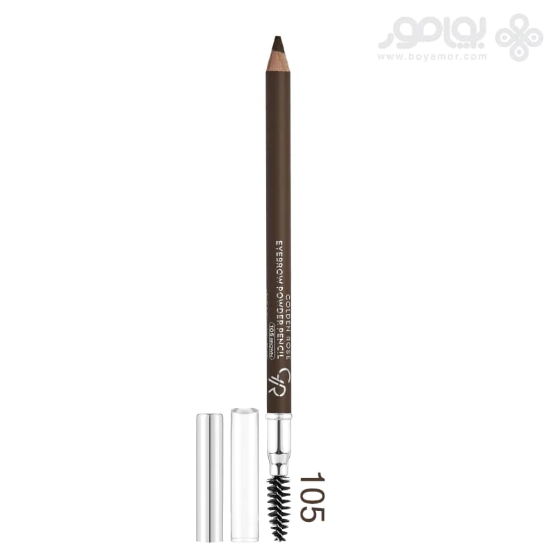 مداد ابروی پودری گلدن رز شماره 105 رنگ BROWN