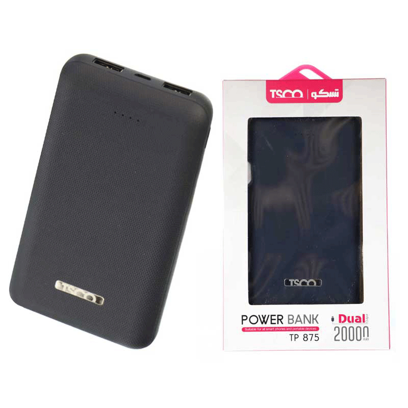 پاوربانک تسکو 20000 میلی آمپر Powerbank TSCO TP-875