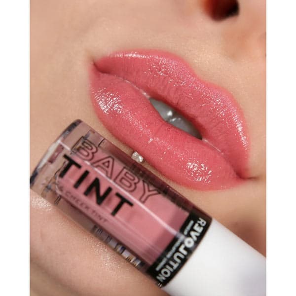 تینت لب و گونه رولوشن مدل Baby Tint رنگ Rose — تصویر ۴