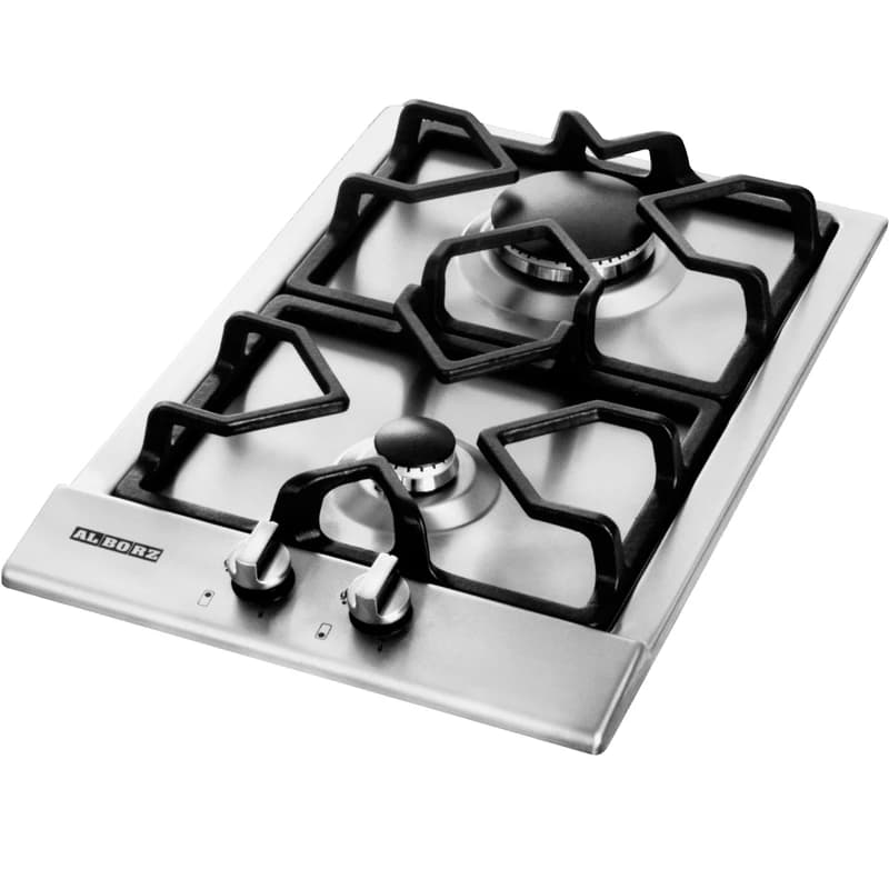 اجاق گاز صفحه ای استیل البرز مدل S-2301 — تصویر ۳