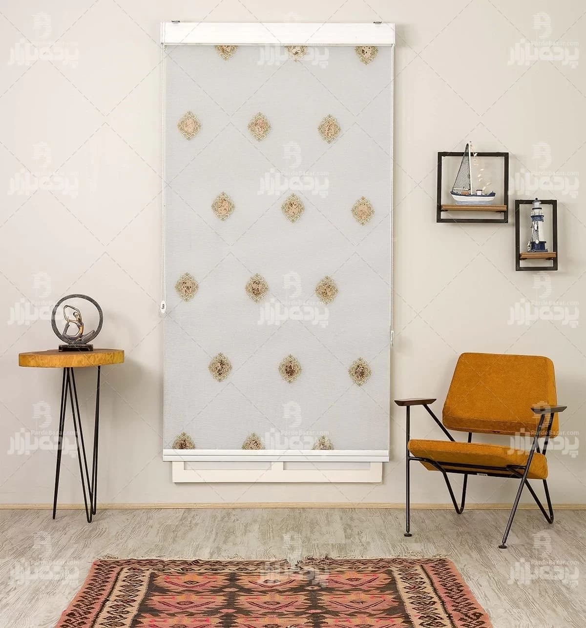 پرده دابل شید تک سایز BSNKS 8518-V01