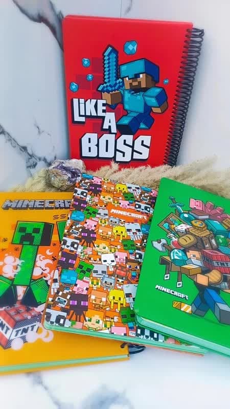 دفتر جلد سخت 100برگ مانکرافت برند لانگو