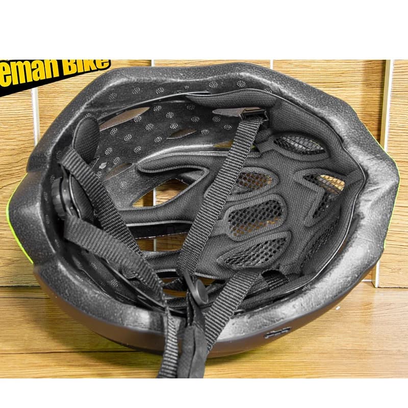 کلاه دوچرخه سواری ابسولوت مدل FSS13 سایز 62-57 خاکستری سبز فسفری Absolute Bicycle Helmet FSS13 — تصویر ۴