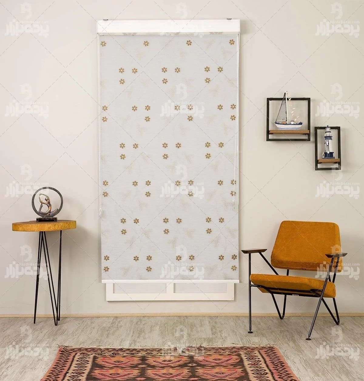 پرده دابل شید تک سایز BSNKS 8606-V01
