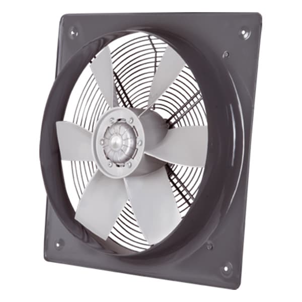 فن آکسیال صنعتی ایلکا با پروانه پلاستیکی دمنده مدل VIE-40A4S ( قطر 40 سانت تک فاز)