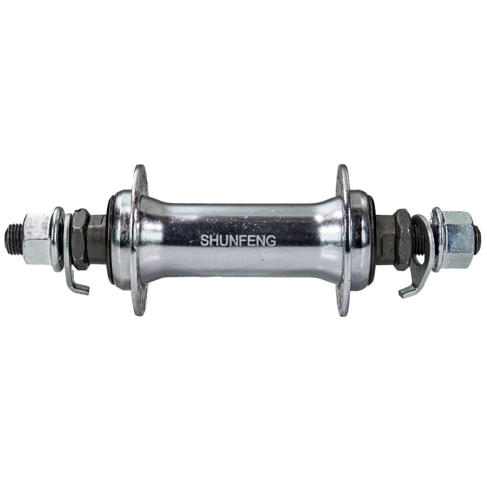 توپی جلو دوچرخه شانفنگ 36 سوراخ کد KA50 نقره ای Shunfeng Bicycle Front Hub KA50 36H