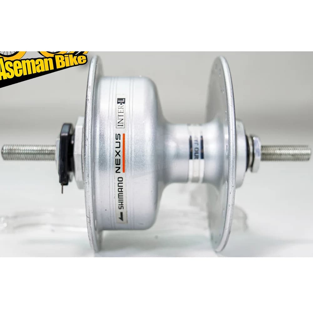 توپی جلو دوچرخه Shimano NEXUS HB-NX20 شیمانو مدل نکسوز 36 سوراخ دینامی کد NX20 ساخت ژاپن dyno front hub 6v – 2.4w generator 36H Japan