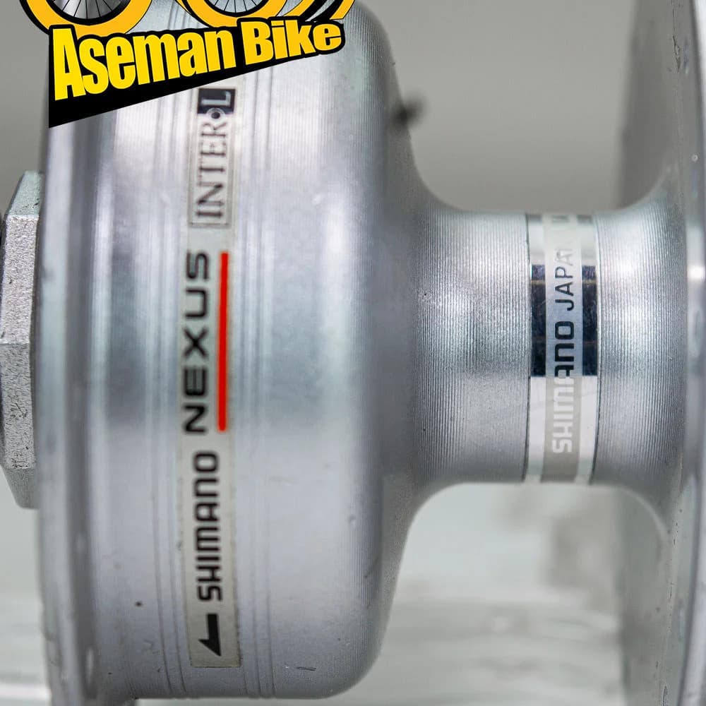توپی جلو دوچرخه Shimano NEXUS HB-NX20 شیمانو مدل نکسوز 36 سوراخ دینامی کد NX20 ساخت ژاپن dyno front hub 6v – 2.4w generator 36H Japan — تصویر ۲