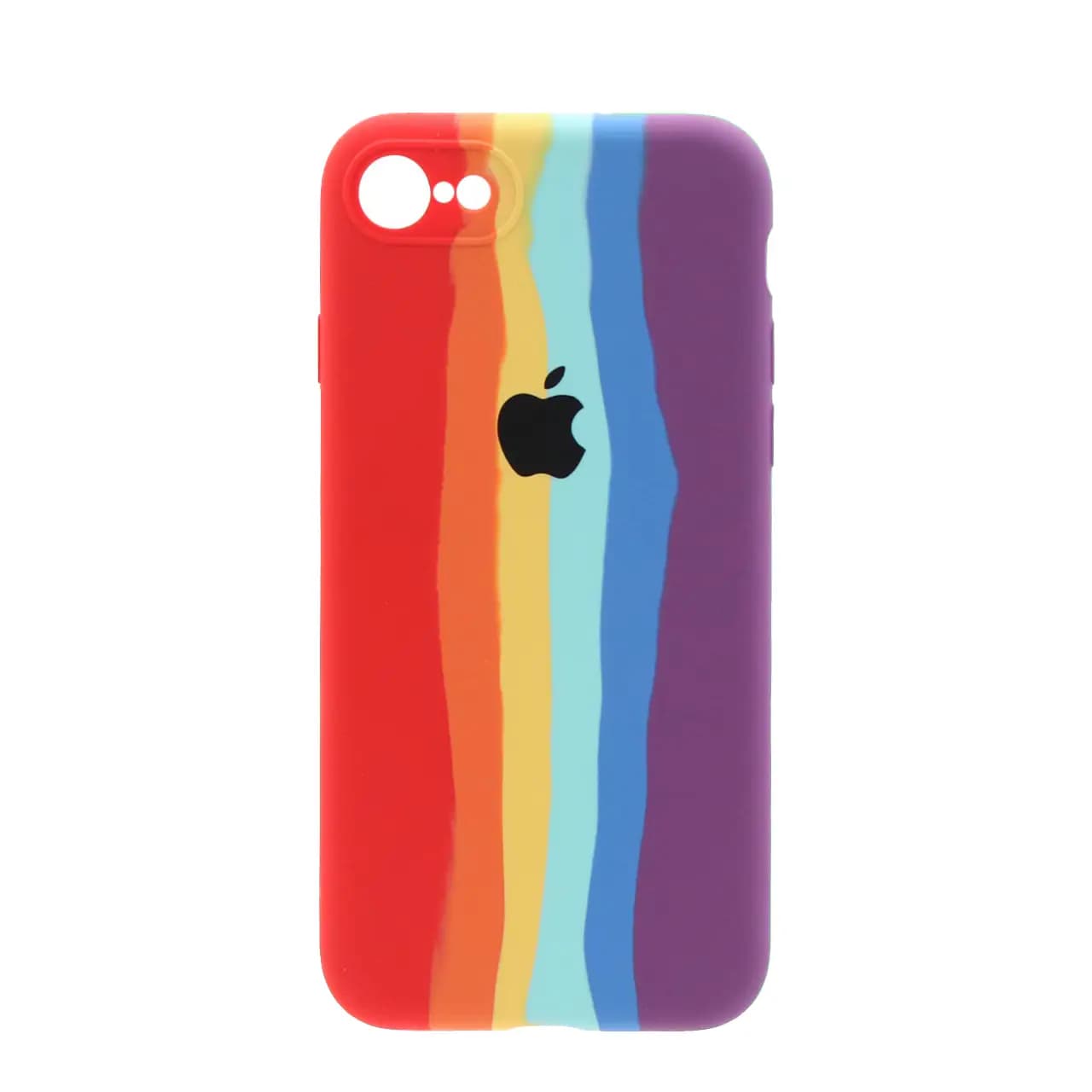 قاب سیلیکونی رنگین کمانی آیفون iphone 8/7