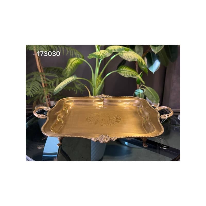 سینی برنجی مربع ورساچه 173030
