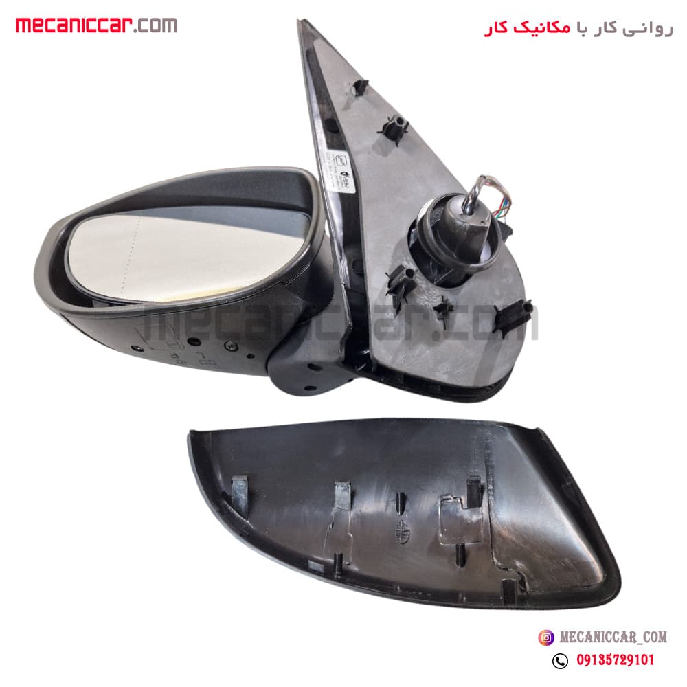 اینه کامل برقی چپ راهنمادار پژو 207 کاوج