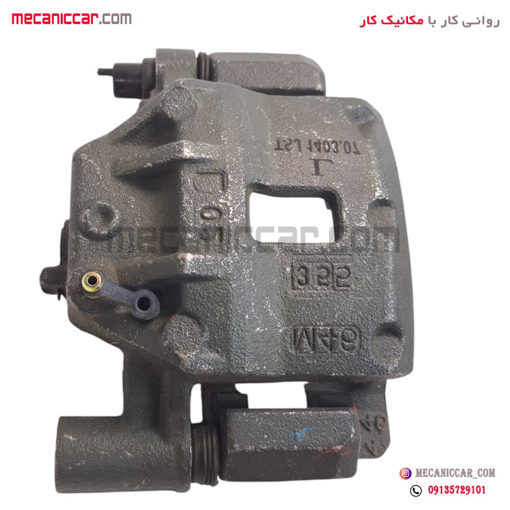 سیلندر ترمز (کالیپر) چرخ جلو سمت راست بهینه تیبا و ساینا ترمزسازان