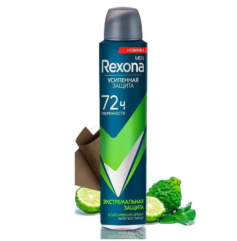 اسپری ضد تعریق مردانه رکسونا مدل Protection Extreme حجم 200 میلی لیتر