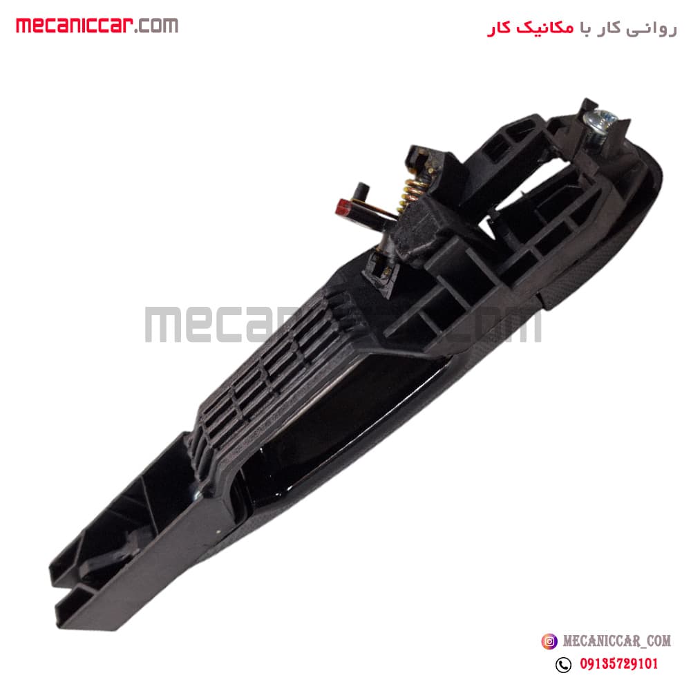 دستگیره درب بازکن بیرونی مشکی عقب چپ دنا و سمند سورن پلاس — تصویر ۴