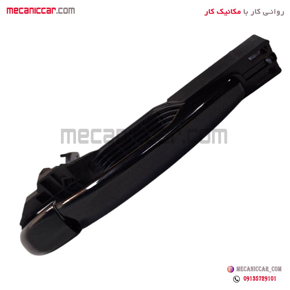 دستگیره درب بازکن بیرونی مشکی عقب چپ دنا و سمند سورن پلاس