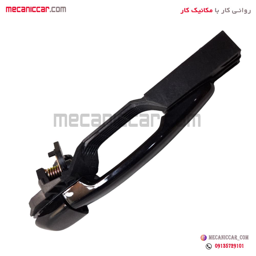 دستگیره درب بازکن بیرونی مشکی عقب چپ دنا و سمند سورن پلاس — تصویر ۳