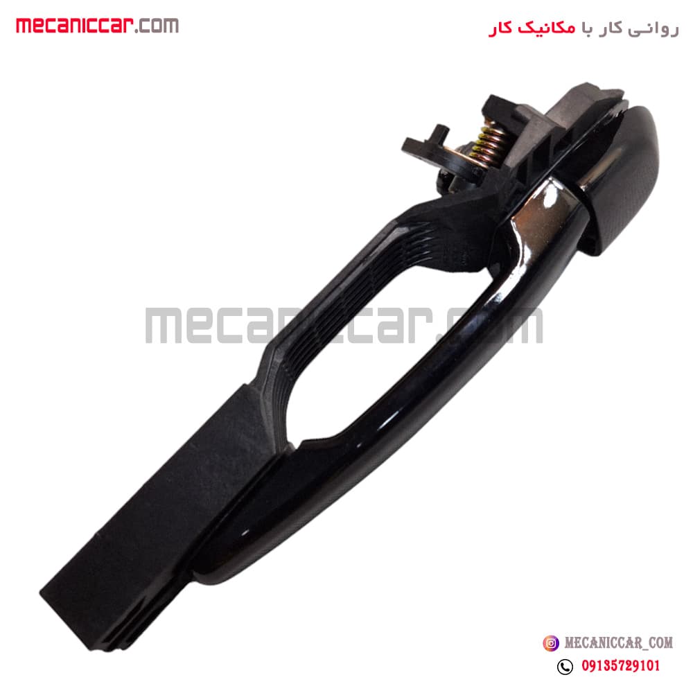 دستگیره درب بازکن بیرونی مشکی عقب راست دنا و سمند سورن پلاس — تصویر ۲