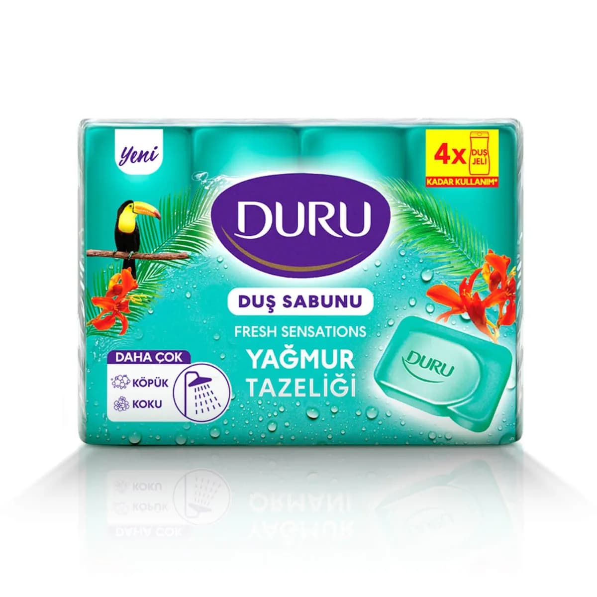 صابون دورو 4 عددی رایحه باران 600 گرمی — تصویر ۲