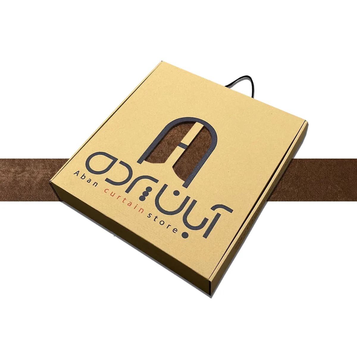 پرده جیر پتینه شکلاتی — تصویر ۵