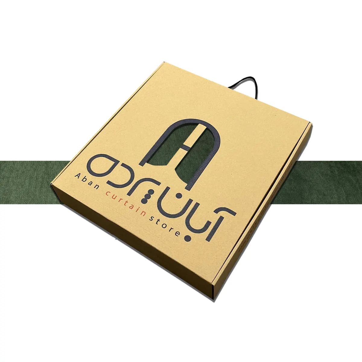 پرده مخمل هازان سبز تیره — تصویر ۴