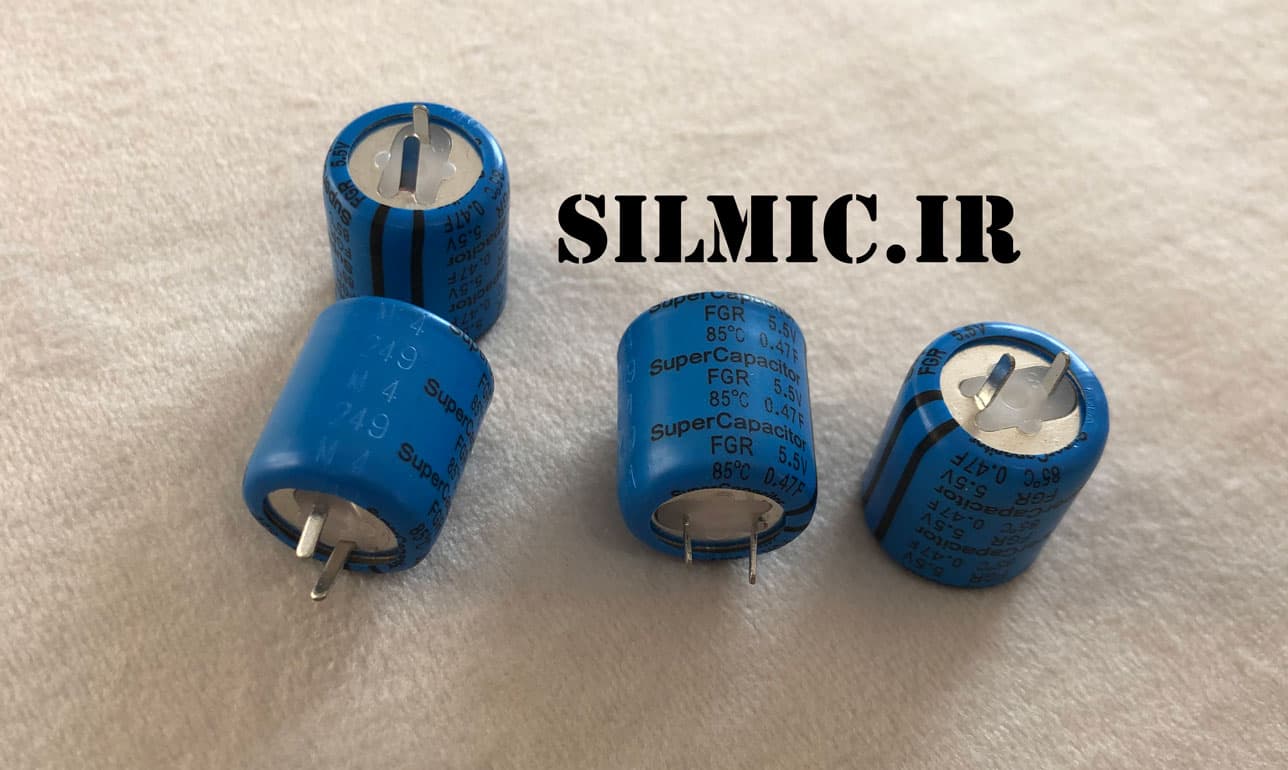 سوپر خازن 0.47 فاراد 5.5 ولت ساخت kemet سری fg مناسب بک آپ و حافظه — تصویر ۳
