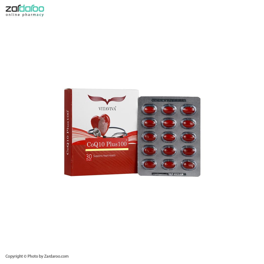 کپسول نرم ژلاتینی 30عددی کوکیوتن پلاس 100ویتاویوا Vitaviva