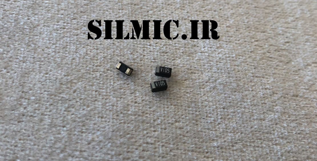 خازن تانتالیوم 1 میکرو فاراد 35 ولت SMD ساخت ELNA ژاپن سایز A سری SY3