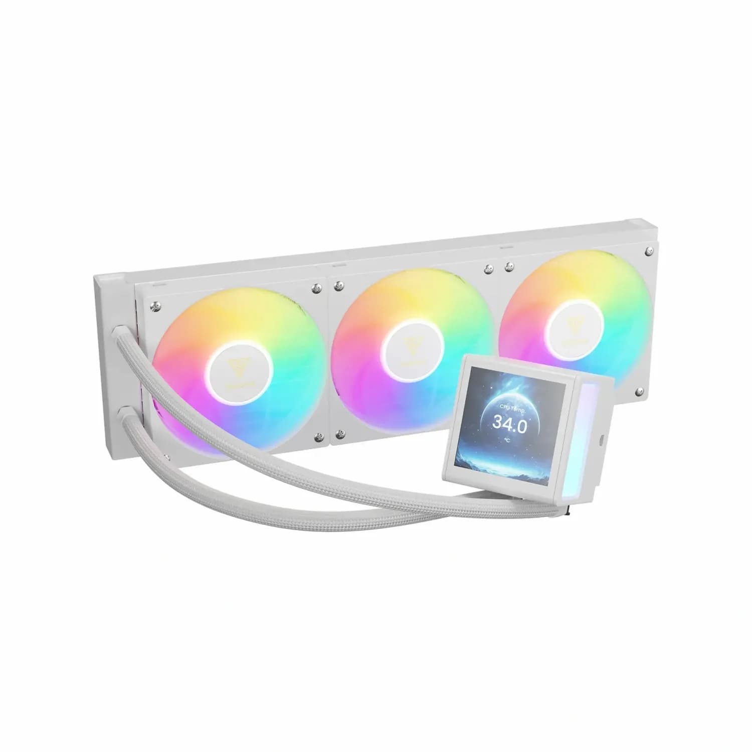 خنک کننده مایع پردازنده گیم دیاس مدل CHIONE P5-360 WH — تصویر ۴