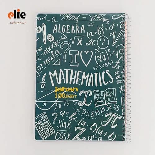 دفتر 100 برگ مجلد جهان طرح 106