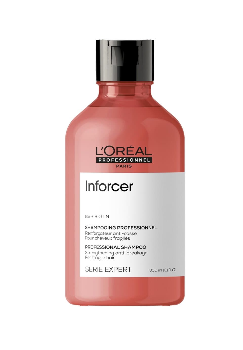 شامپو ضدشکنندگی مو و آبرسان اینفورسر لورال پروفشنال 300 میل | Loreal Professionnel Inforcer Shampoo 300 ml