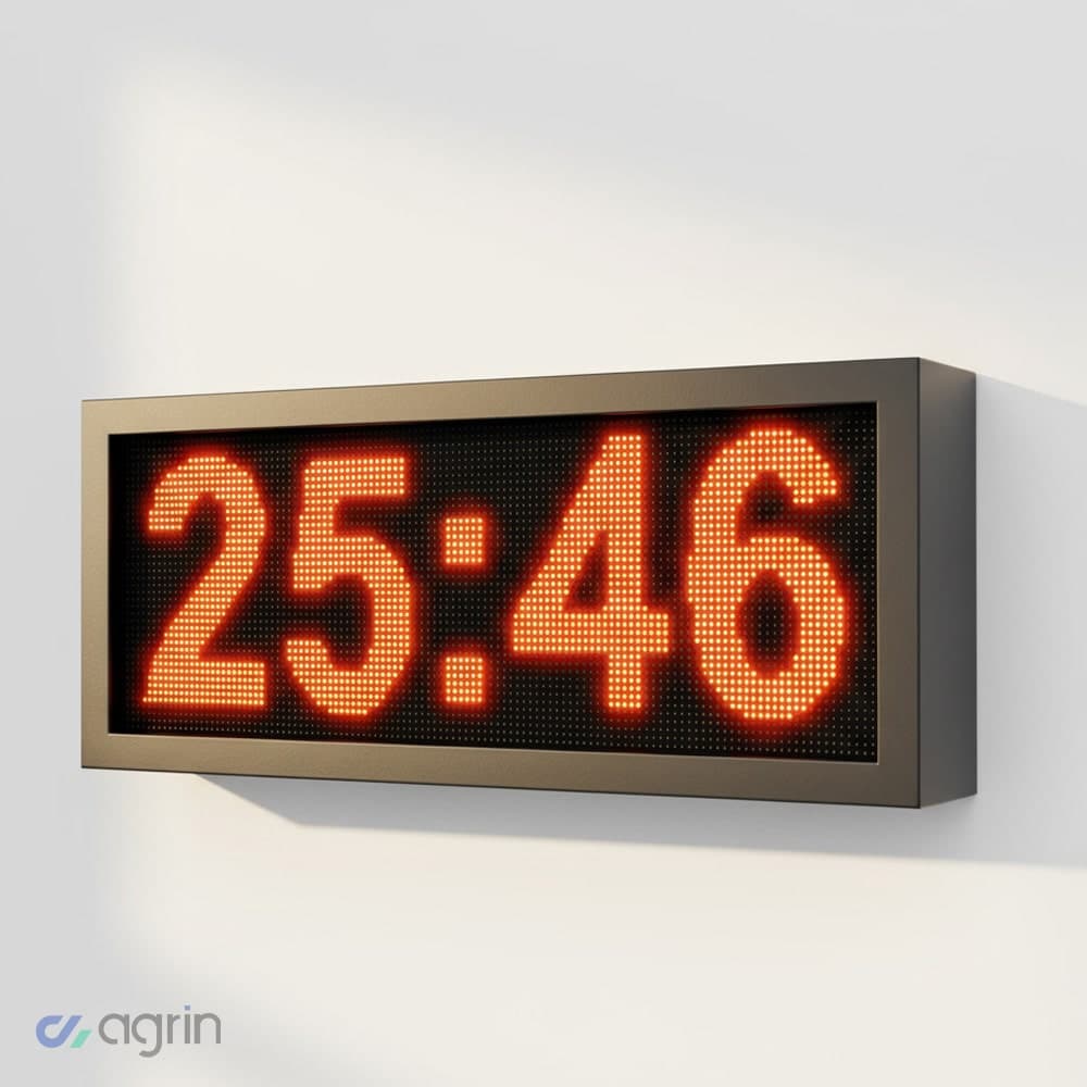 ساعت دیواری دیجیتال مدل HM42 تمام صفحه