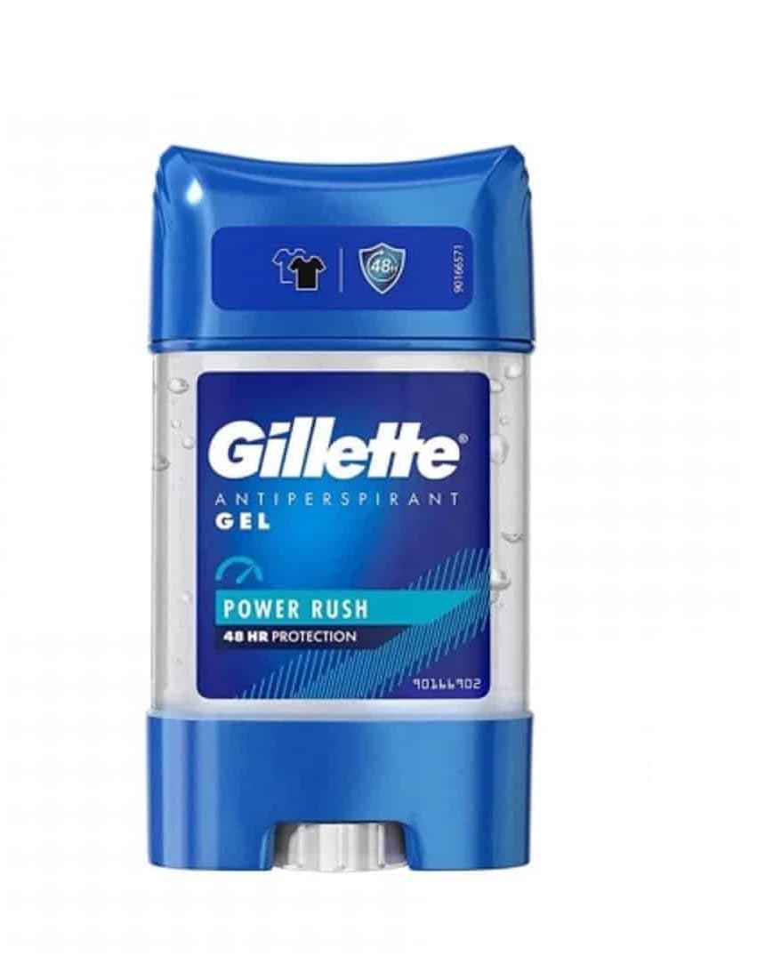 مام ژل ضد تعریق پاورراش ژیلت محافظت 48 ساعته 70 گرمی Gillette antiperspirant gel power rush