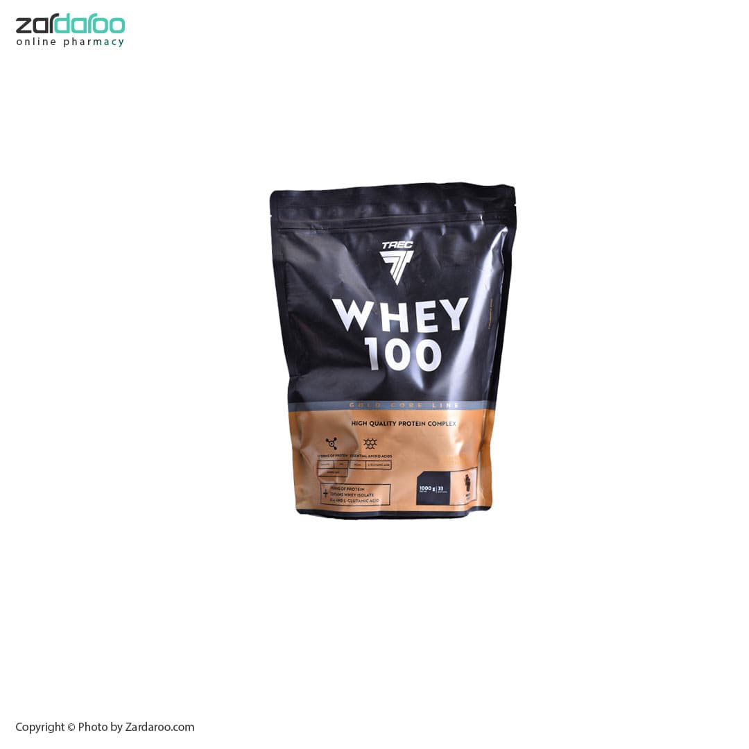 پودر پروتئین وی 100 گلد کر لاین 1000 گرمی با طعم شکلات ترک نوتریشن Trec Nutrition — تصویر ۲