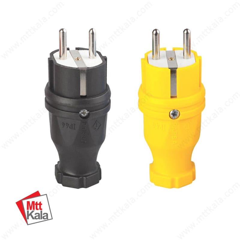 دوشاخه لاستیکی مستقیم پارسا کد SP45