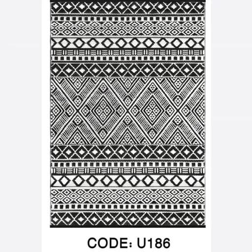 فرشینه مخمل ترک طرح مراکشی کد U186(پس کرایه)