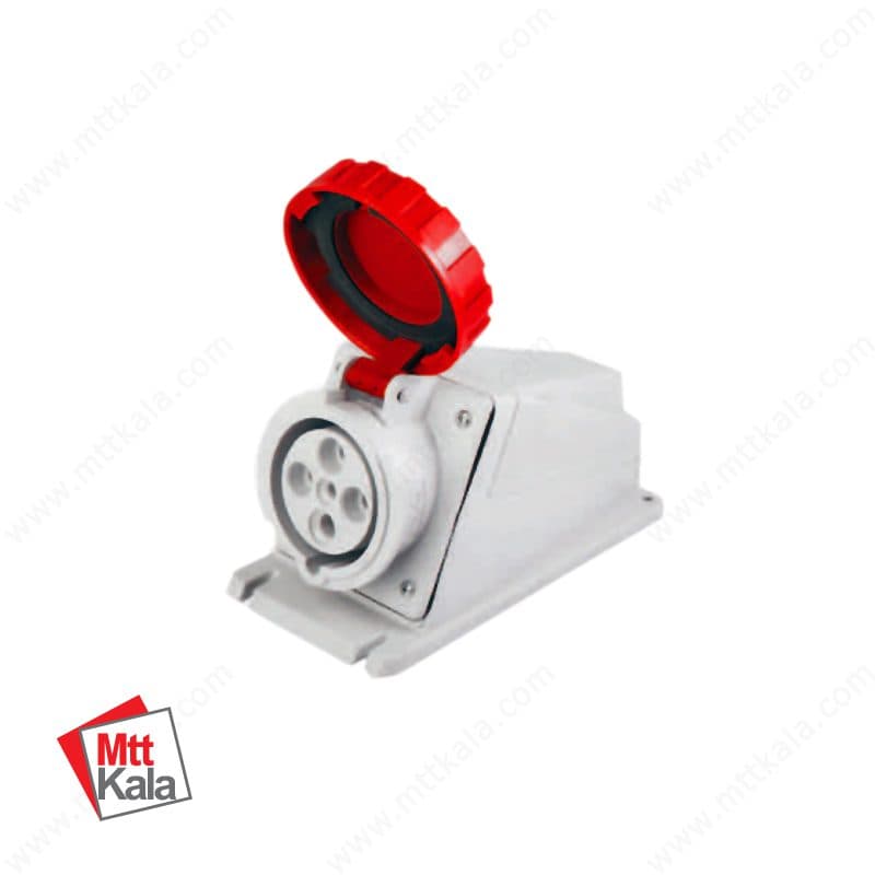 پریز دیواری سه فاز 4/63 پارسا کد 830