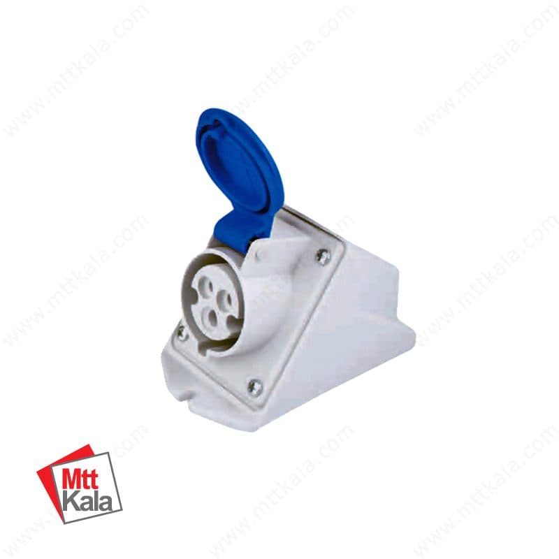پریز دیواری تک فاز 3/16 پارسا کد 400