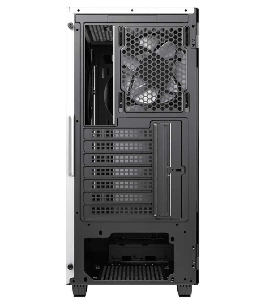 کیس کامپیوتر گیم مکس Diamond COC ARGB Mid Tower سفید — تصویر ۷
