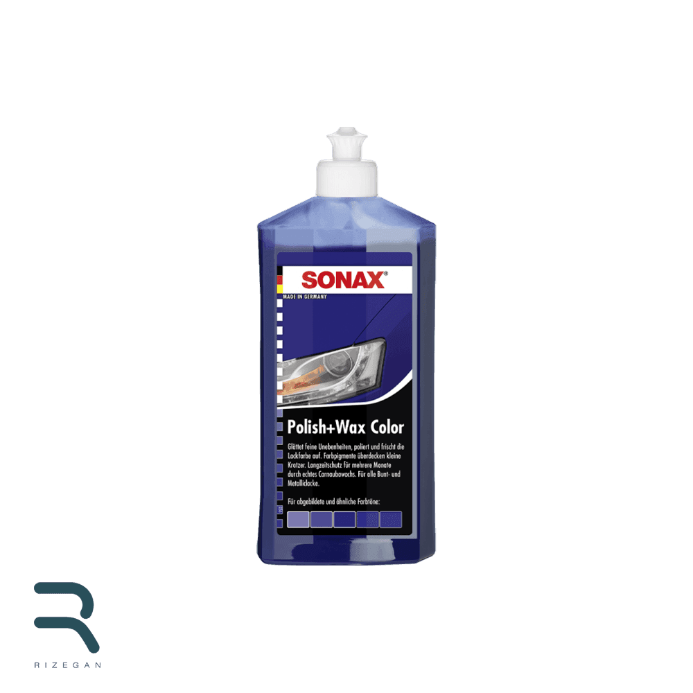 پولیش و واکس رنگی آبی سوناکس Sonax Polish+Wax Color