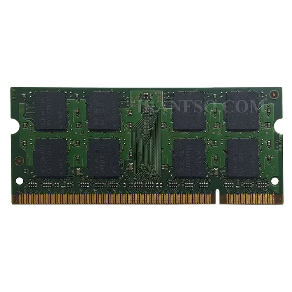 رم لپ تاپ 2 گیگ سامسونگ DDR2 800-6400 MHZ 1.8V سه ماه گارانتی — تصویر ۳
