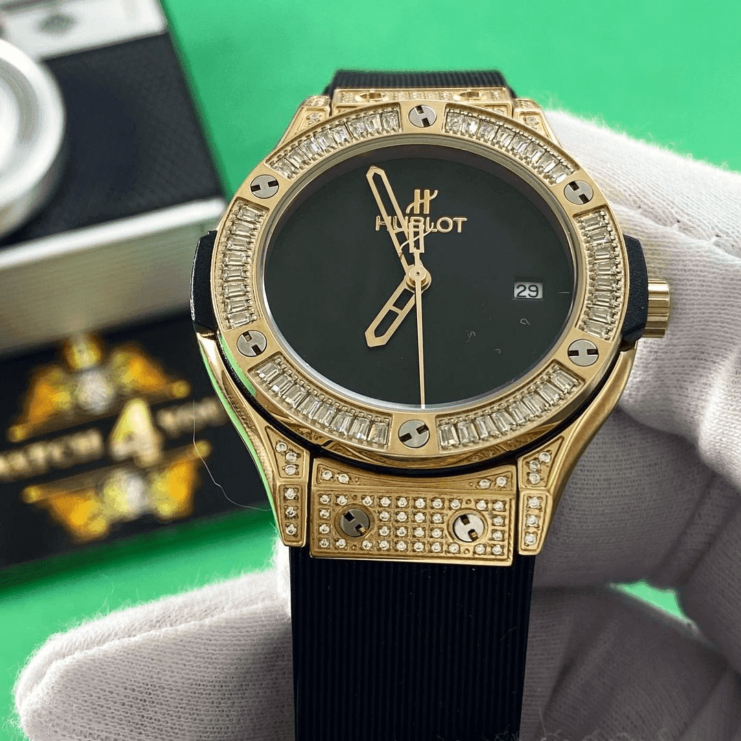 ساعت زنانه نگین دار هابلو Hublot