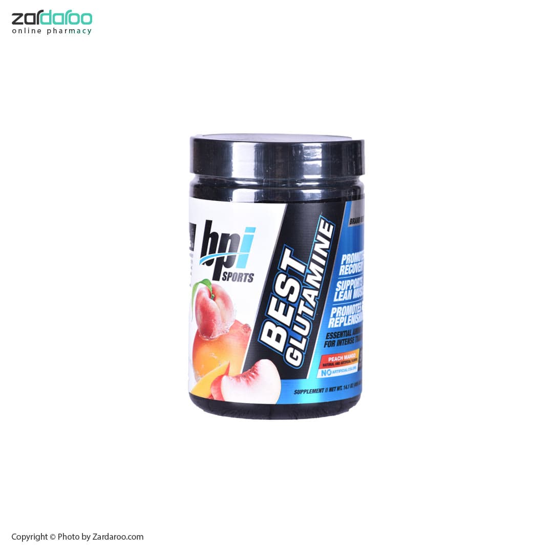 پودر بست گلوتامین هلو انبه 400 گرمی بی پی آی اسپورت BPI sports