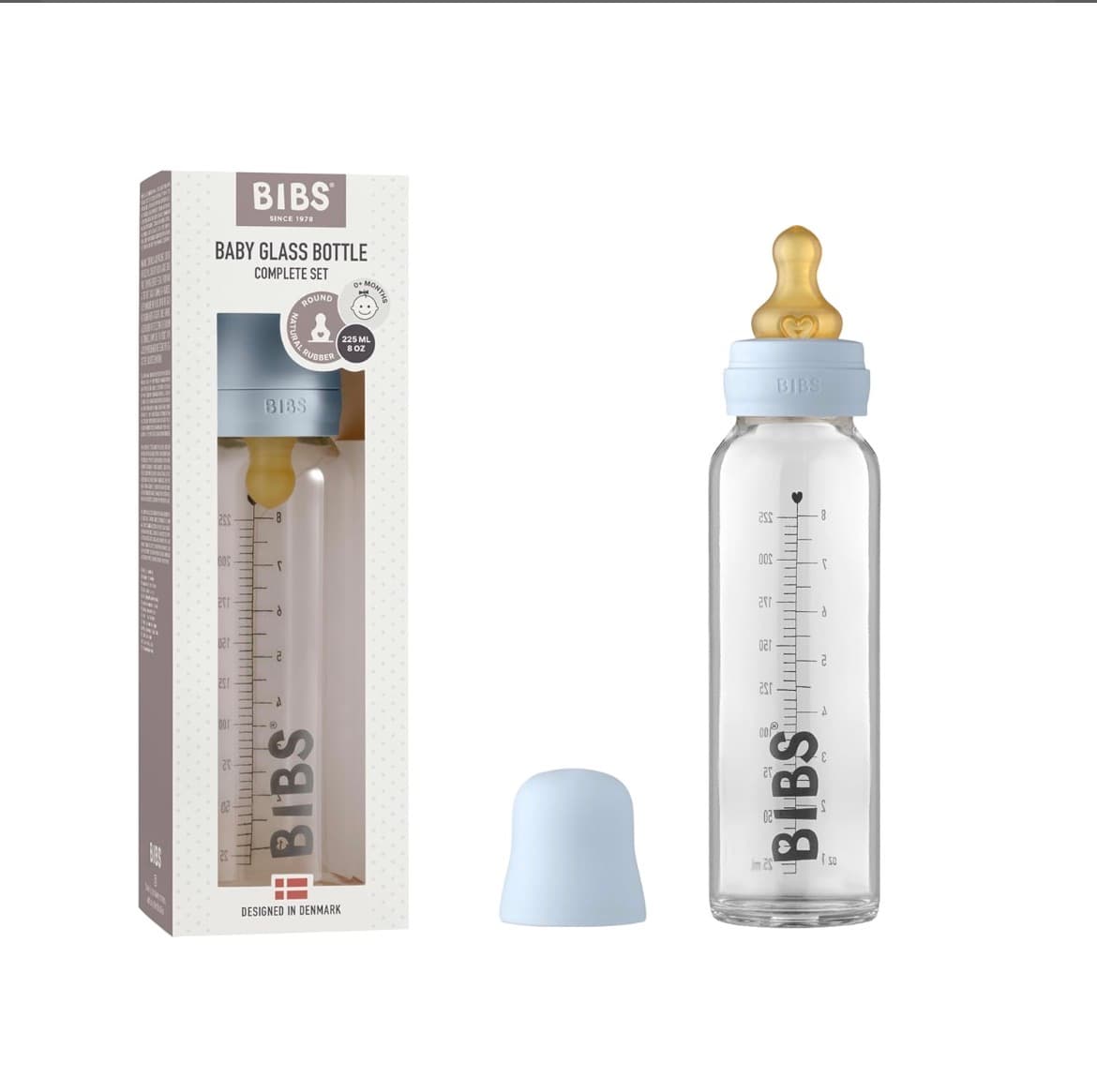 شیشه شیر بیبس پیرکس 225 میل Bibs